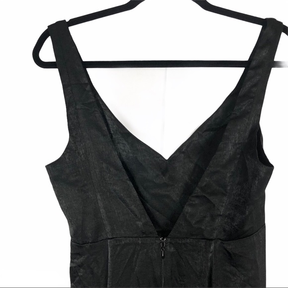 NWOT SMYM Jenn Maxi Dress Black Sheen - Picture 9 of 9